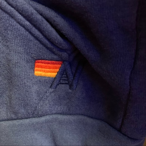 *SOLD* Aviator Nation Blue Lightning Bolt Hoodie M - Picture 6 of 12